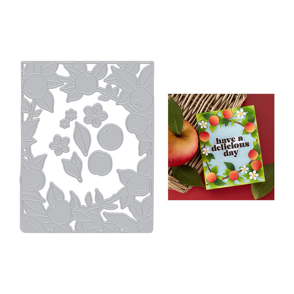 Apple Frame Etched Die Set