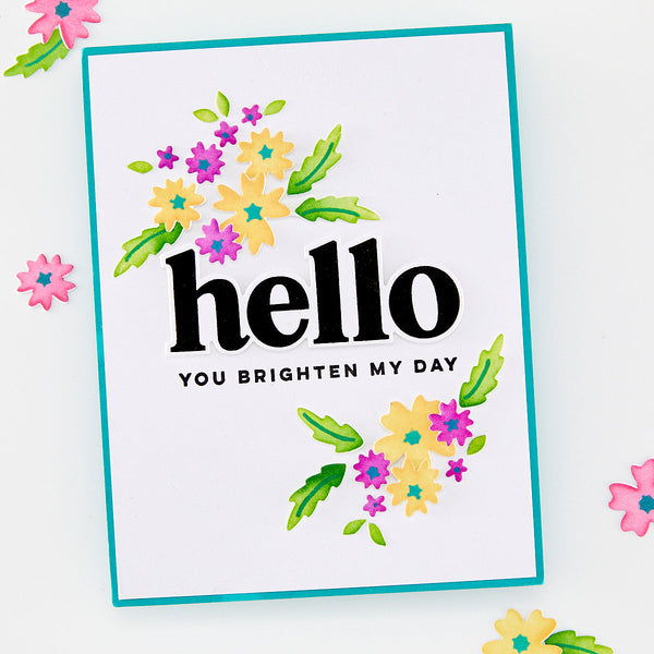 Bitty Floral Die