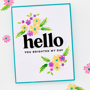 Bitty Floral Layering Stencils
