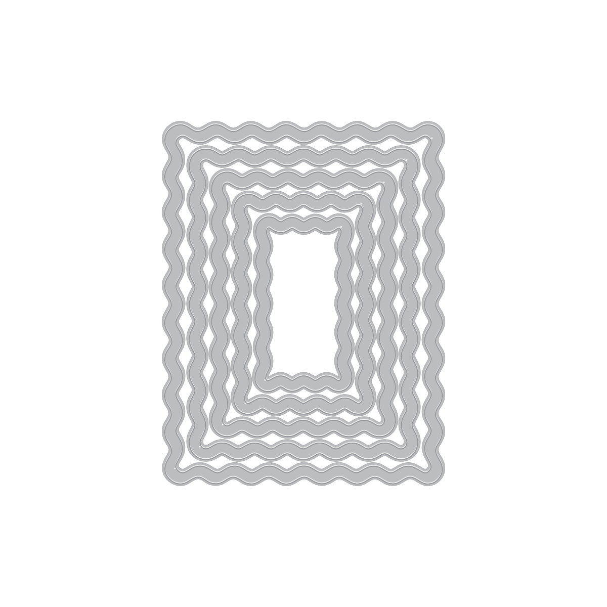 Hero Arts Squiggly Rectangle Frames Die Set