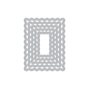 Hero Arts Squiggly Rectangle Frames Die Set