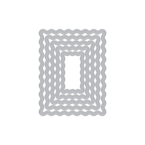 Hero Arts Squiggly Rectangle Frames Die Set