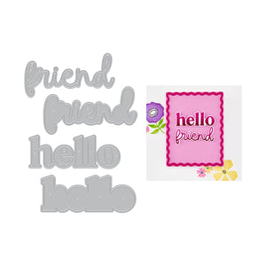 Hello Friend Die Set