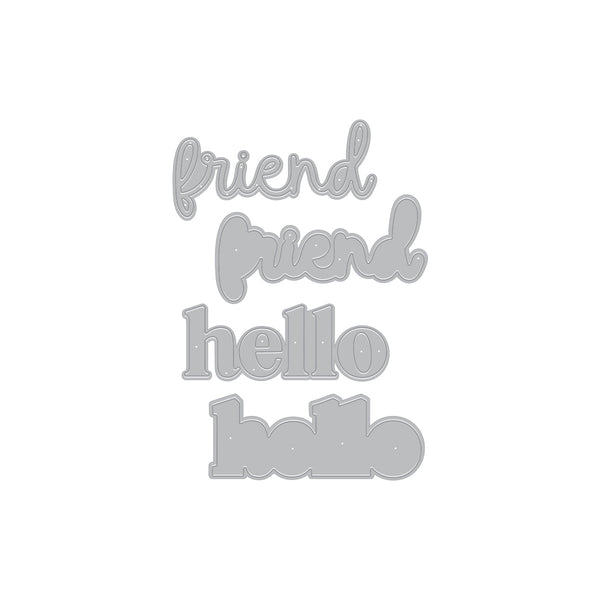 Hello Friend Die Set