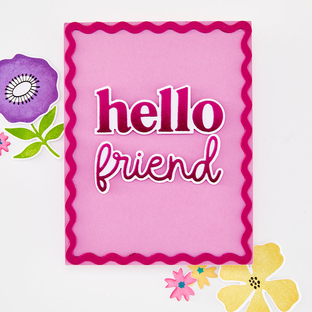 Hello Friend Die Set