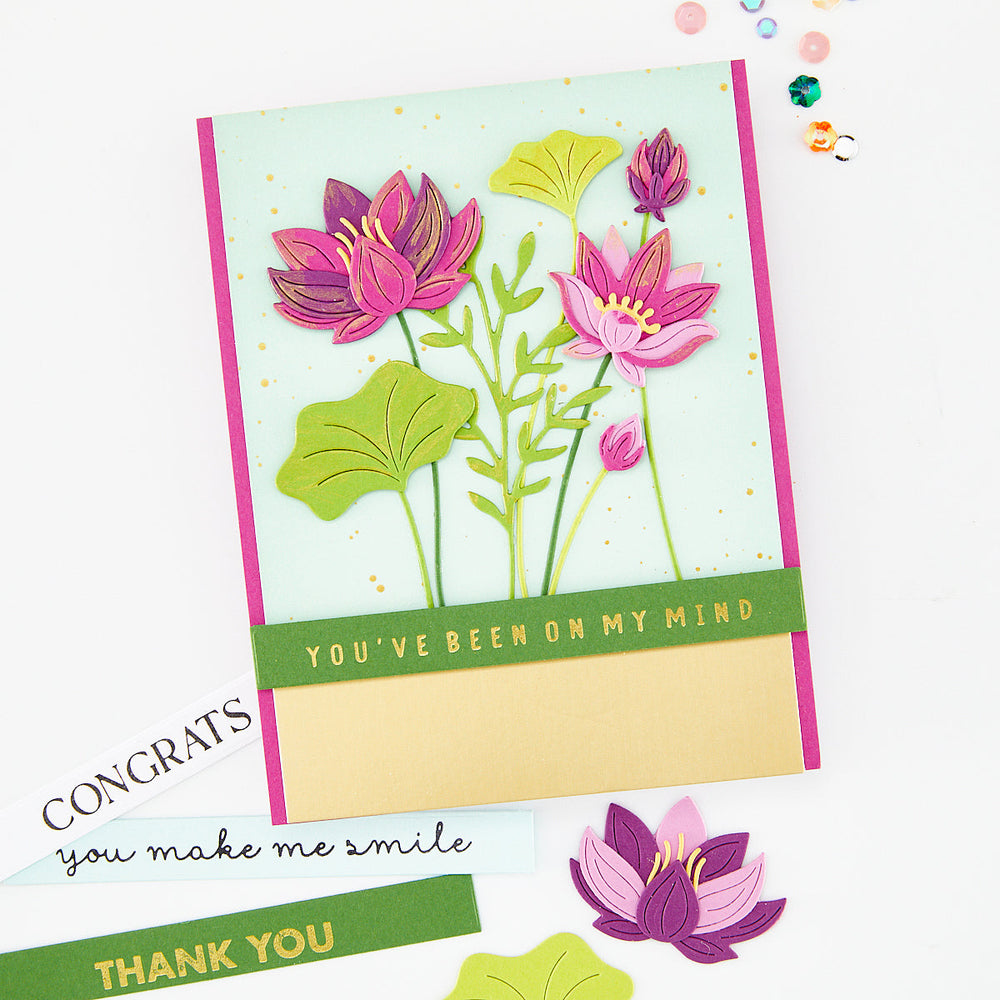 Sentiment Strips XL Die