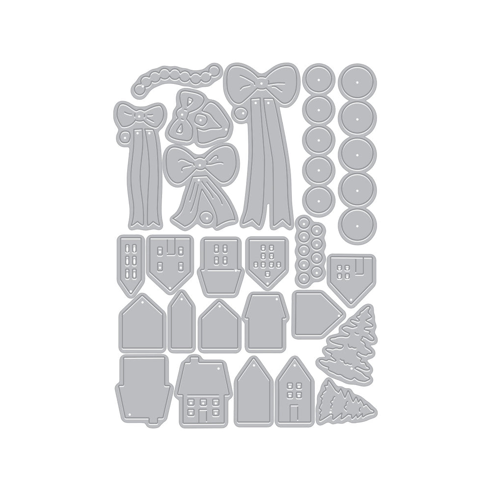 Winter Wreath Accessories Die Set