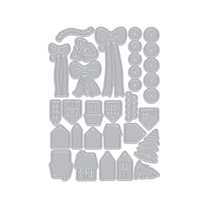Winter Wreath Accessories Die Set