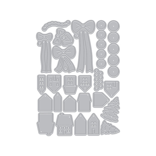 Winter Wreath Accessories Die Set