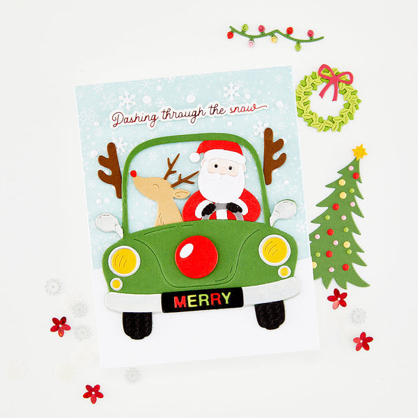 Hero Arts Winter Words Letterpress + Foil & Cut