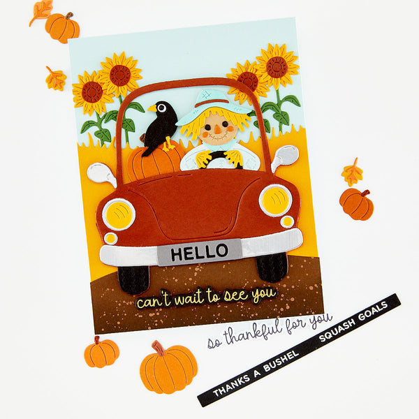 Hero Arts Autumn Greetings Clear Stamp Set