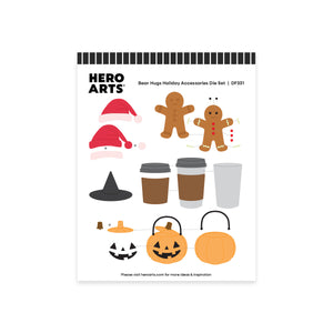 Bear Hugs Holiday Accessories Die Set by Carly Tee