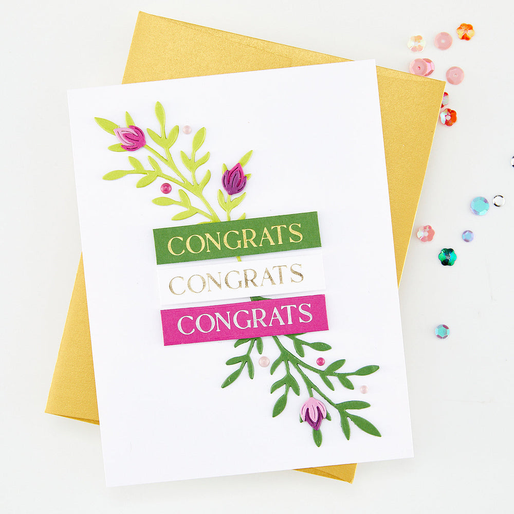 Sentiment Strips XL Die