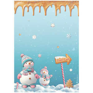 Stamperia Candy Christmas Rice Paper Pack