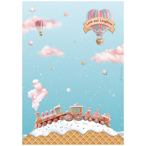 Stamperia Candy Christmas Rice Paper Pack