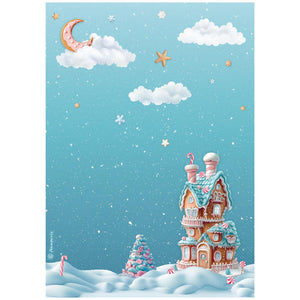 Stamperia Candy Christmas Rice Paper Pack