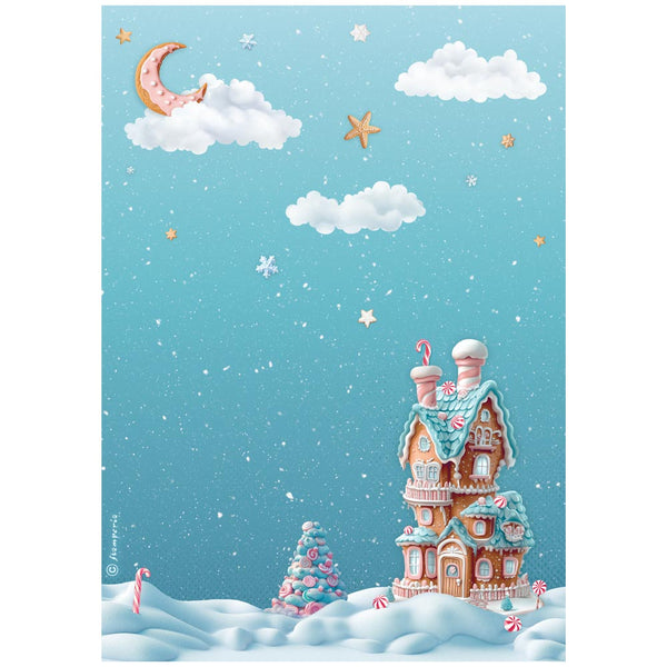 Stamperia Candy Christmas Rice Paper Pack