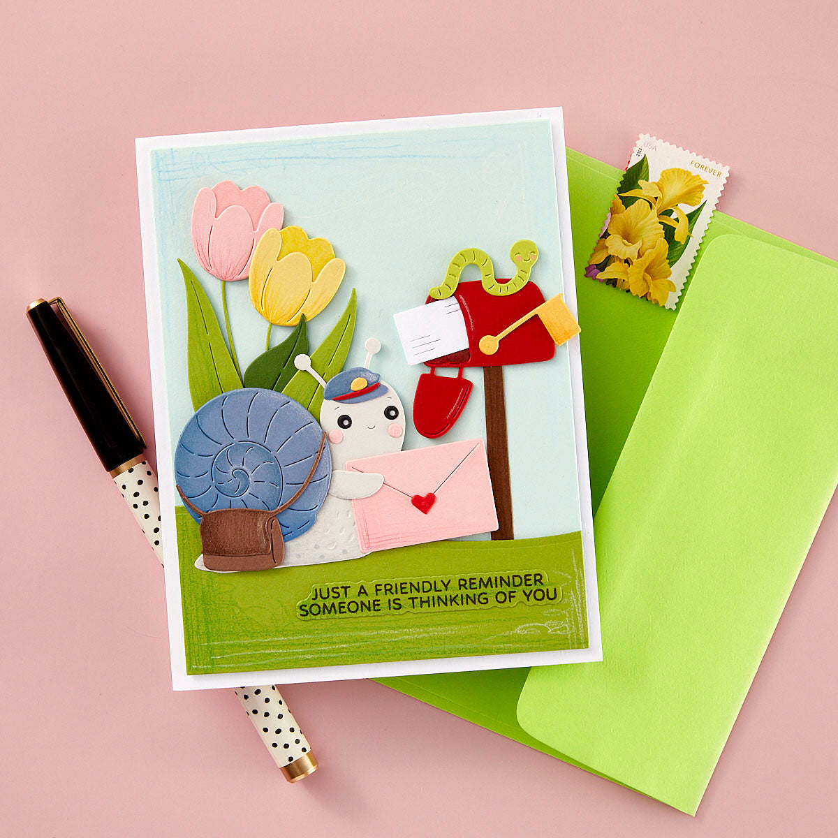 Snail Mail Post -  Small Die of the Month