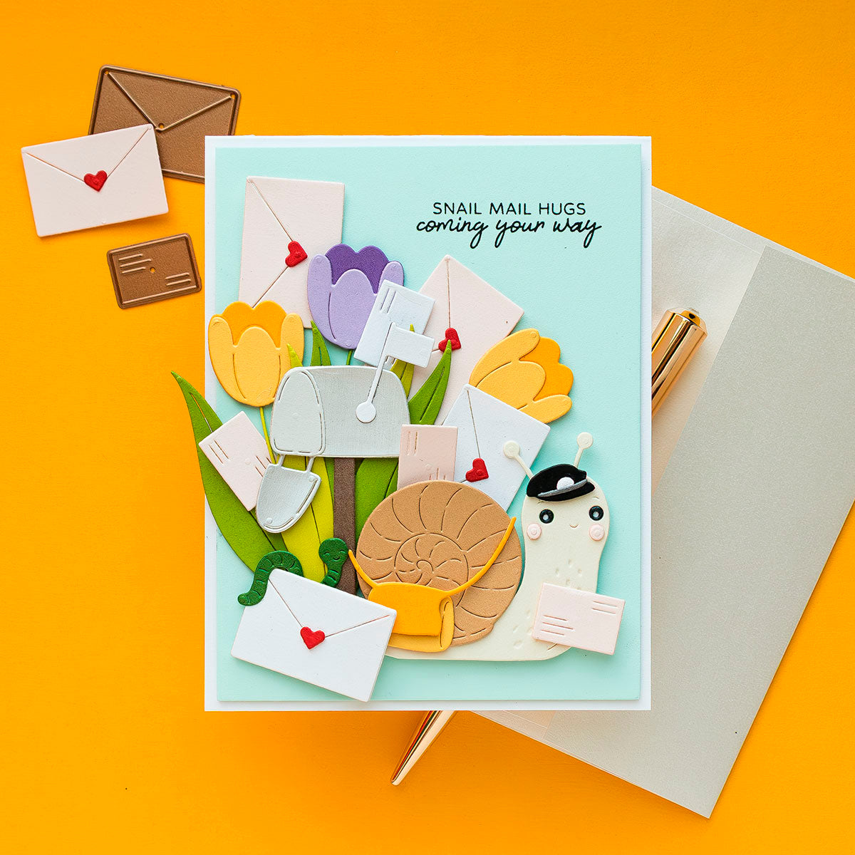 Snail Mail Post -  Small Die of the Month