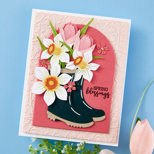 Rainboot Bouquet - Small Die of the Month