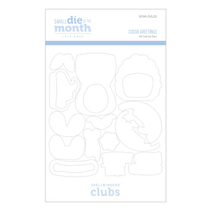 Cocoa Greetings - Small Die of the Month