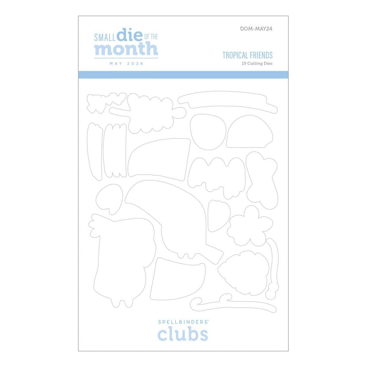 Tropical Friends - Small Die of the Month