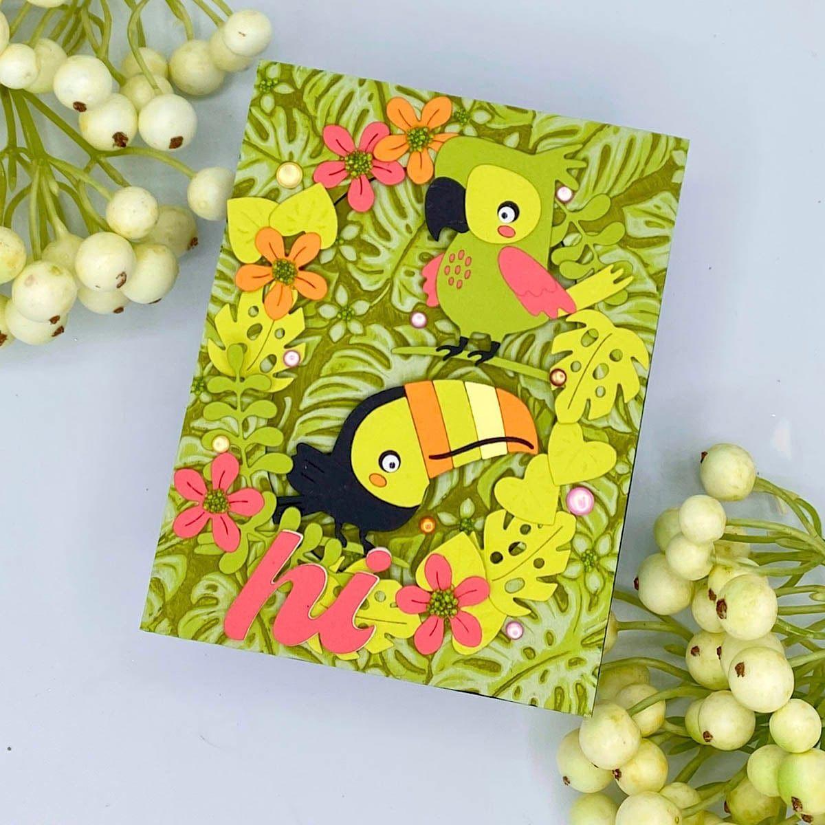 Tropical Friends - Small Die of the Month