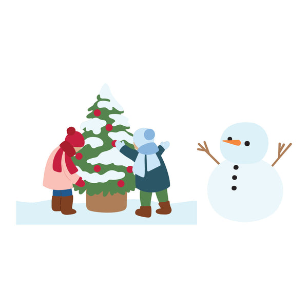 Snow Day Friends - Small Die of the Month