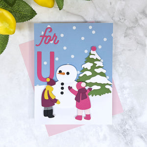 Snow Day Friends - Small Die of the Month
