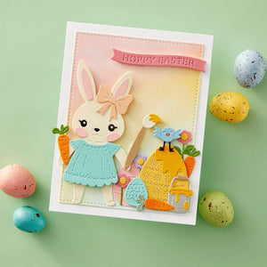 Dancin' Hoppy Bunnies Everywhere -  Large Die of the Month