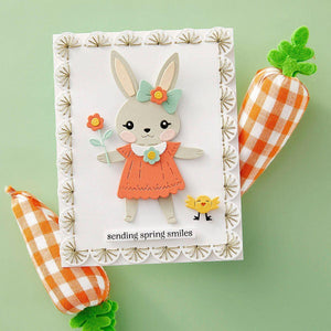 Dancin' Hoppy Bunnies Everywhere -  Large Die of the Month