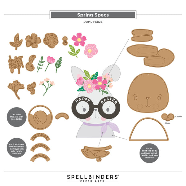 Spring Specs - Large Die of the Month
