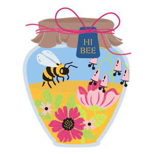 Honey Bee Jar - Large Die of the Month