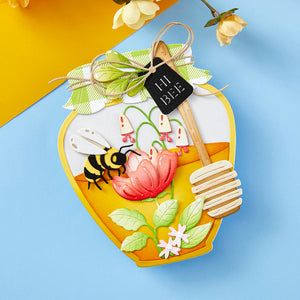 Honey Bee Jar - Large Die of the Month