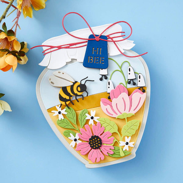 Honey Bee Jar - Large Die of the Month