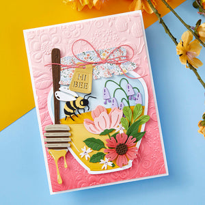 Honey Bee Jar - Large Die of the Month