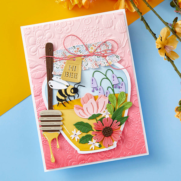 Honey Bee Jar - Large Die of the Month