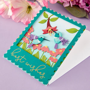Hummingbirds Delight - Large Die of the Month