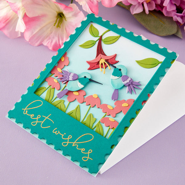 Hummingbirds Delight - Large Die of the Month
