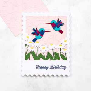 Hummingbirds Delight - Large Die of the Month