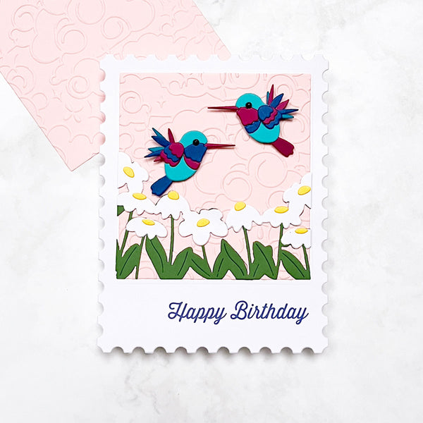 Hummingbirds Delight - Large Die of the Month