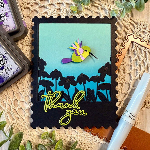 Hummingbirds Delight - Large Die of the Month