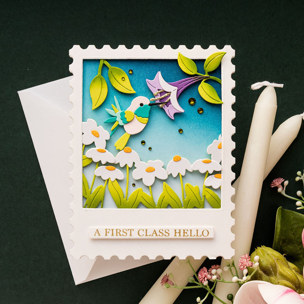 Hummingbirds Delight - Large Die of the Month