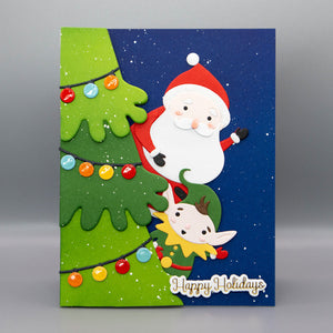 Merry Shuffle Large Die of the Month - card project 10