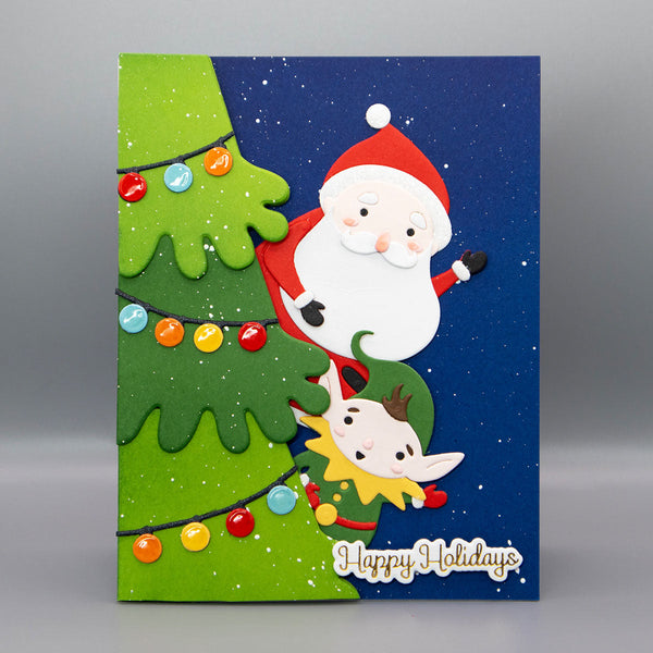 Merry Shuffle Large Die of the Month - card project 10