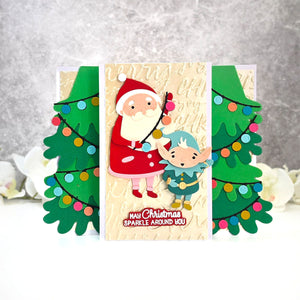 Merry Shuffle Large Die of the Month - card project 12