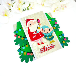 Merry Shuffle Large Die of the Month - card project 13