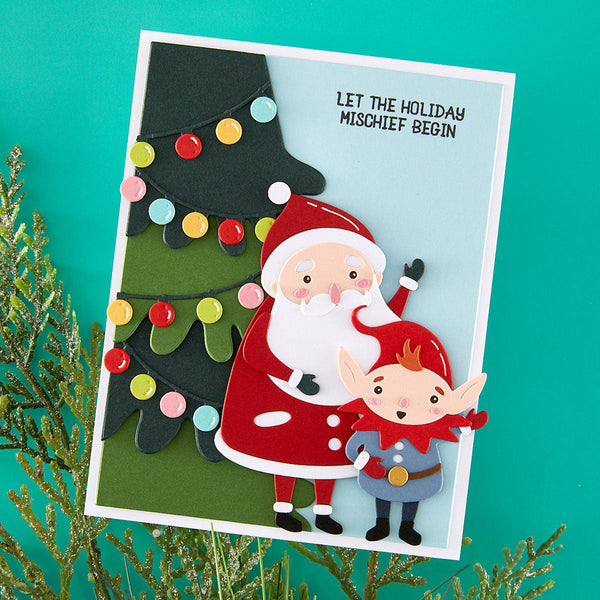 Merry Shuffle Large Die of the Month - card project 4