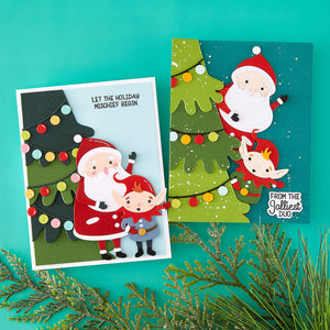 Merry Shuffle Large Die of the Month - card project 5