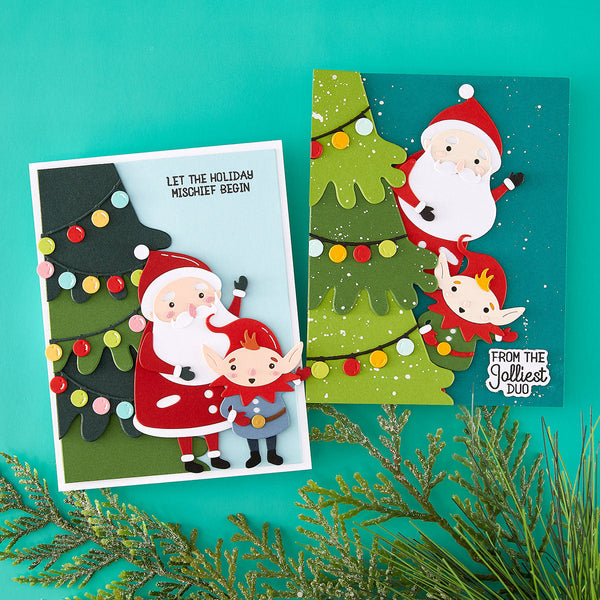 Merry Shuffle Large Die of the Month - card project 5